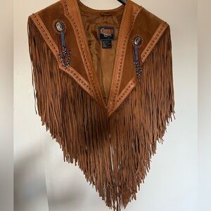 COPY - Cripple Creek western fringe collar / shawl like new!